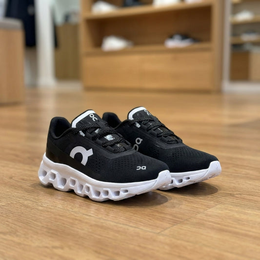 On Cloud Monster Running Shoe - Black White | حذاء جري رياضي رجالي - أسود وأبيض