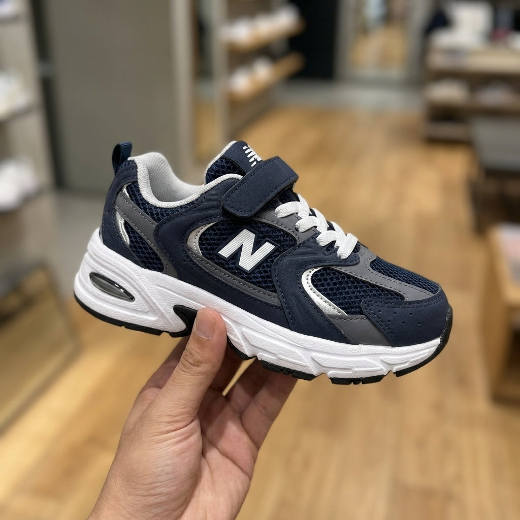 New Balance infant 530 Shoes - Navy White | حذاء رياضي للأطفال - كحلي وأبيض