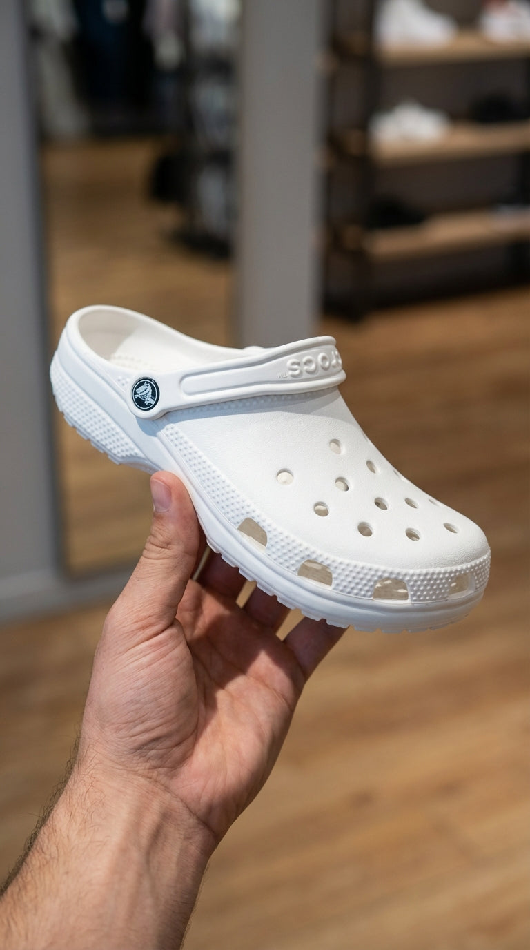 Crocs Classic Clog - White | قبقاب - أبيض