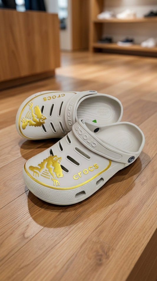 Crocs Graphic Clog - White | قبقاب - أبيض