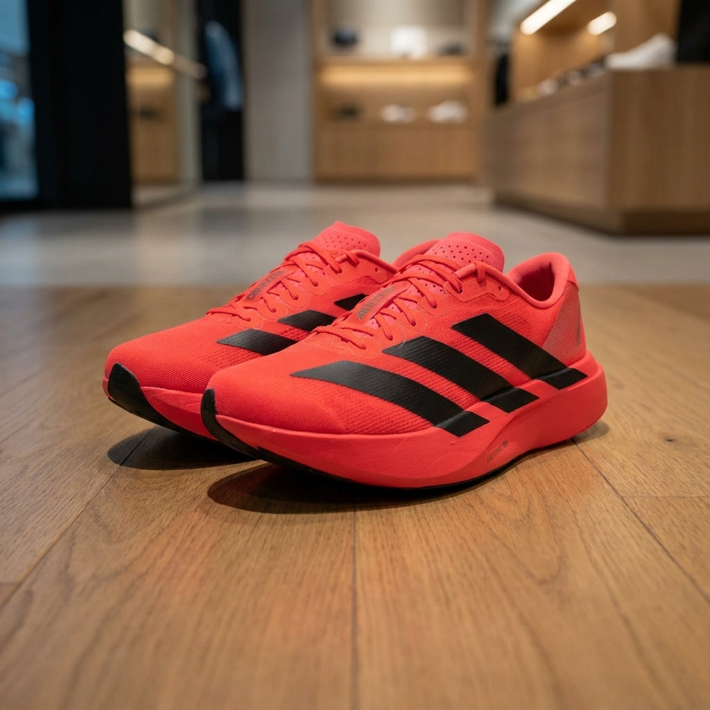 Adidas Adizero EVO Running Shoe - Red Black | حذاء جري رياضي رجالي - أحمر وأسود