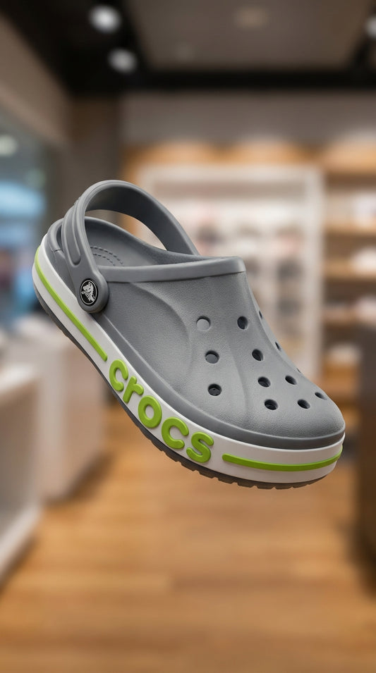 Crocs Bayaband Clogs - Gray | قبقاب - رمادي