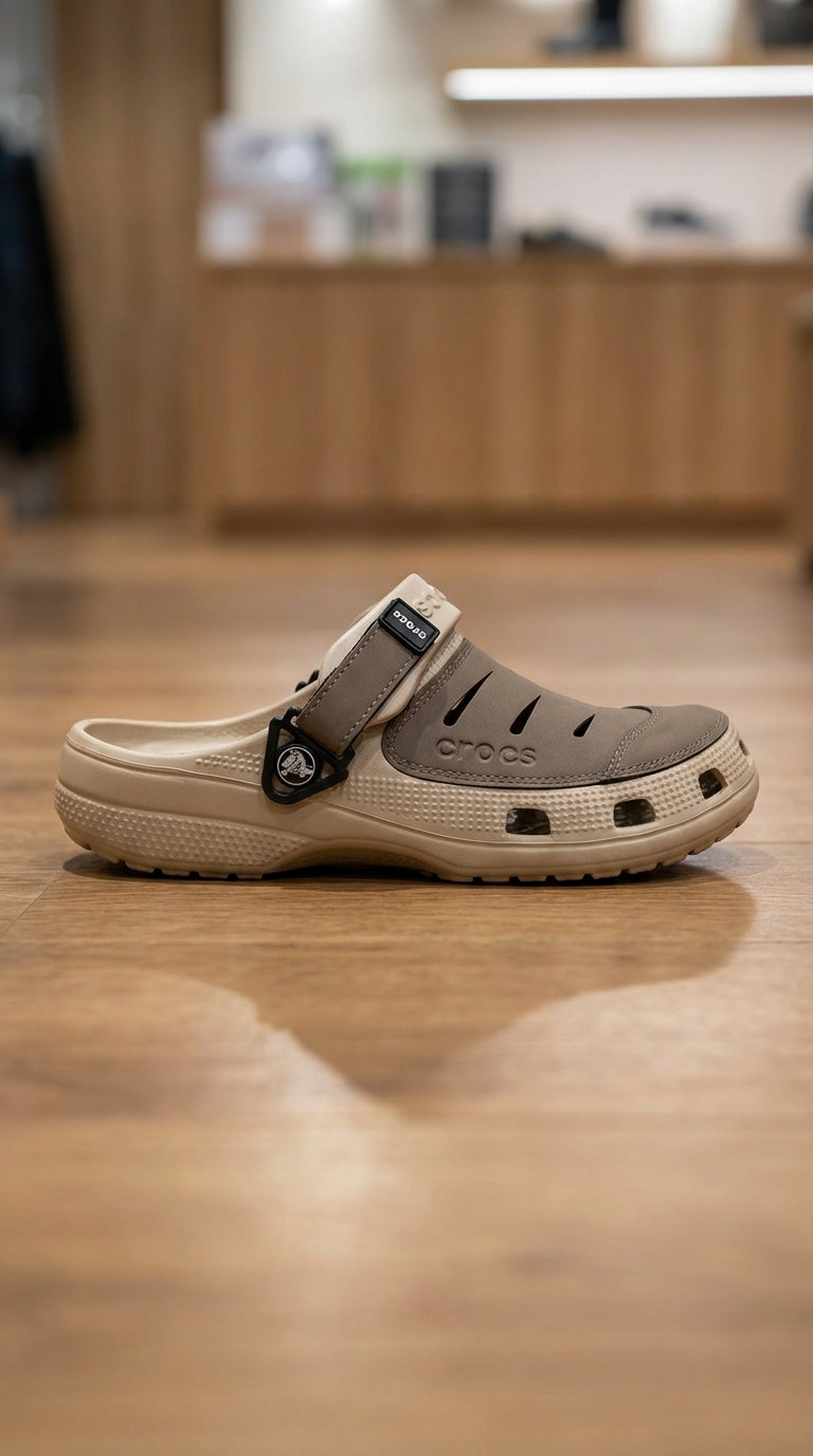 Crocs Classic Yukon Vista II Clog - Dark Beige | قبقاب - بيج غامق