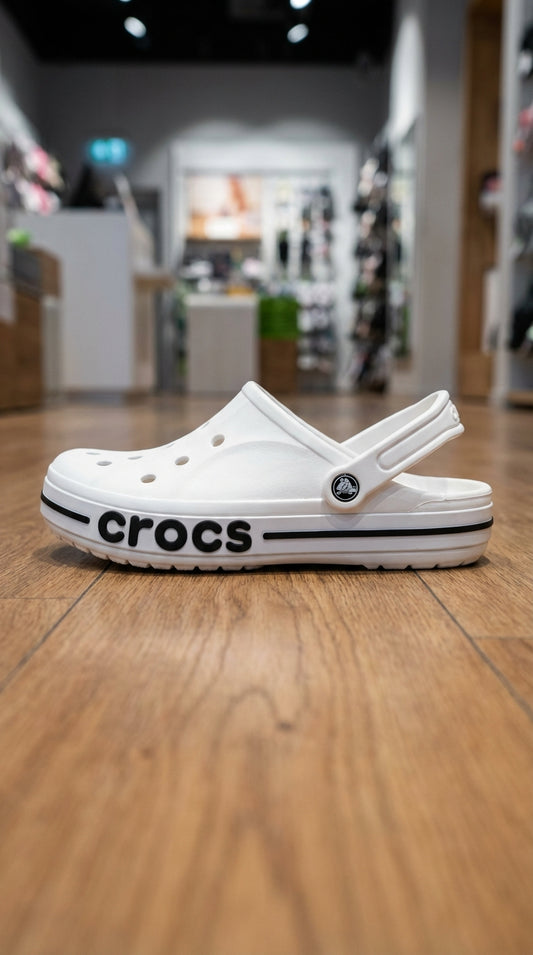 Crocs Bayaband Clogs - White | قبقاب - أبيض