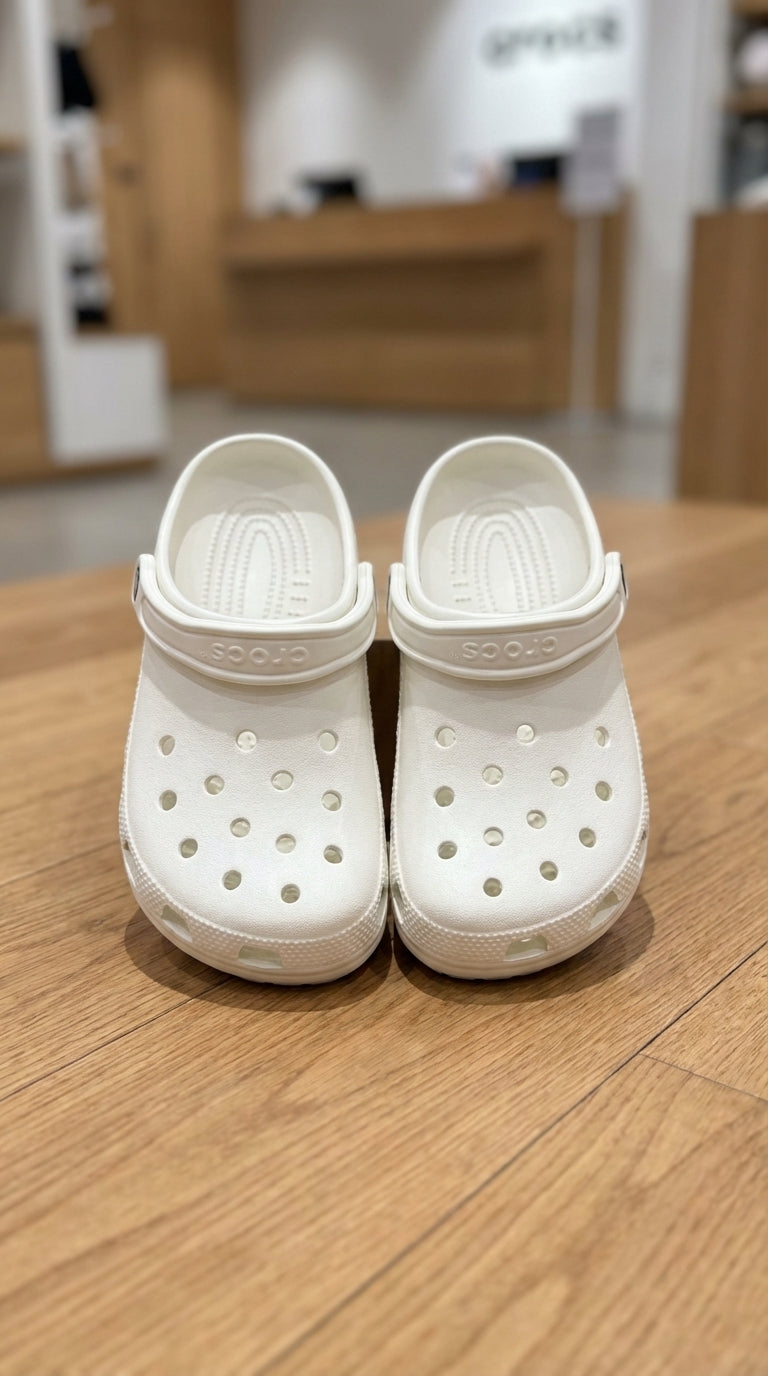 Crocs Classic Clog - White | قبقاب - أبيض