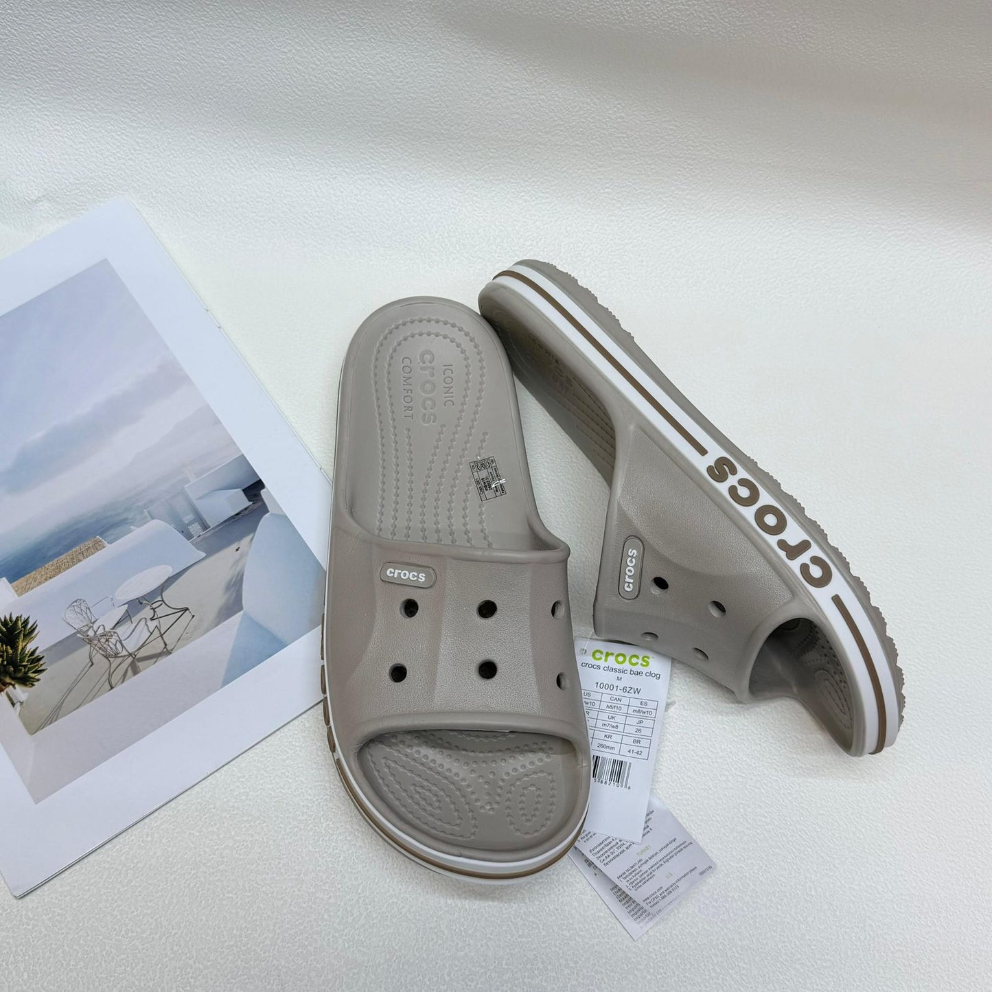 Crocs Bayaband Slide - Beige | شبشب - بيج