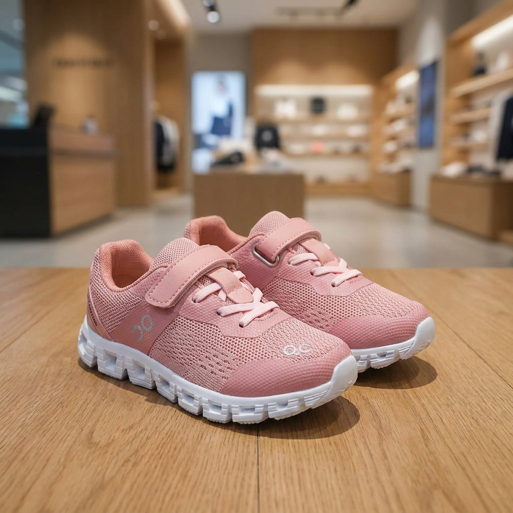 On Cloud Play 2 Kids Sneaker - Pink | حذاء رياضي للأطفال - وردي