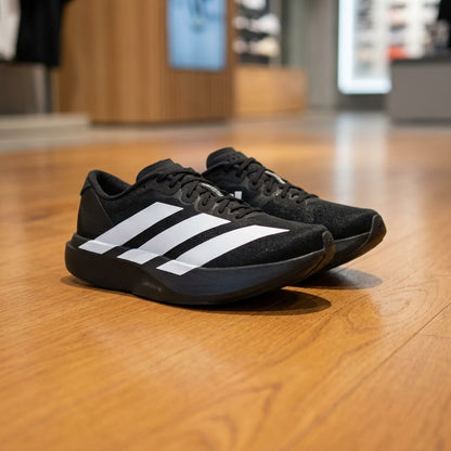 Adidas Adizero EVO Running Shoe - Black White | حذاء جري رياضي رجالي - أسود وأبيض