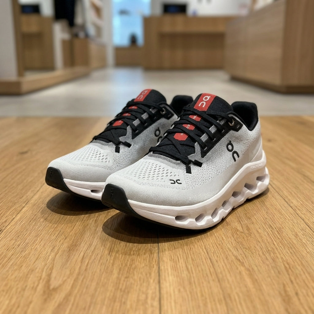 On Running Horizon Hiking Shoe - Black White | حذاء مشي جبلي رجالي - أسود وأبيض