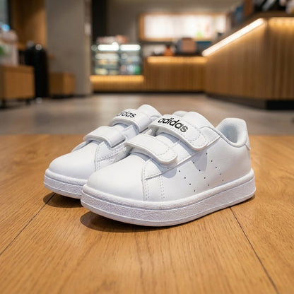 Adidas Advantage Base 2.0 Shoe - White | حذاء رياضي للأطفال - أبيض