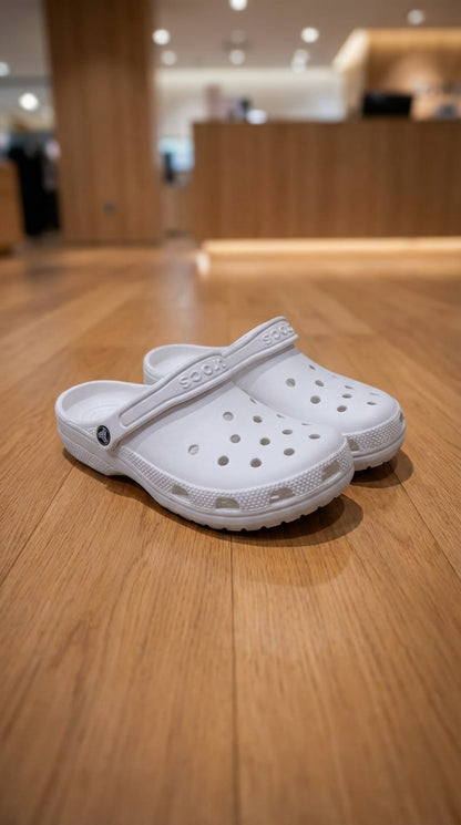 Crocs Classic Clog - White | قبقاب - أبيض