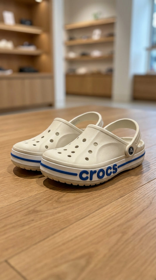 Crocs Bayaband Clogs - Beige | قبقاب - بيج