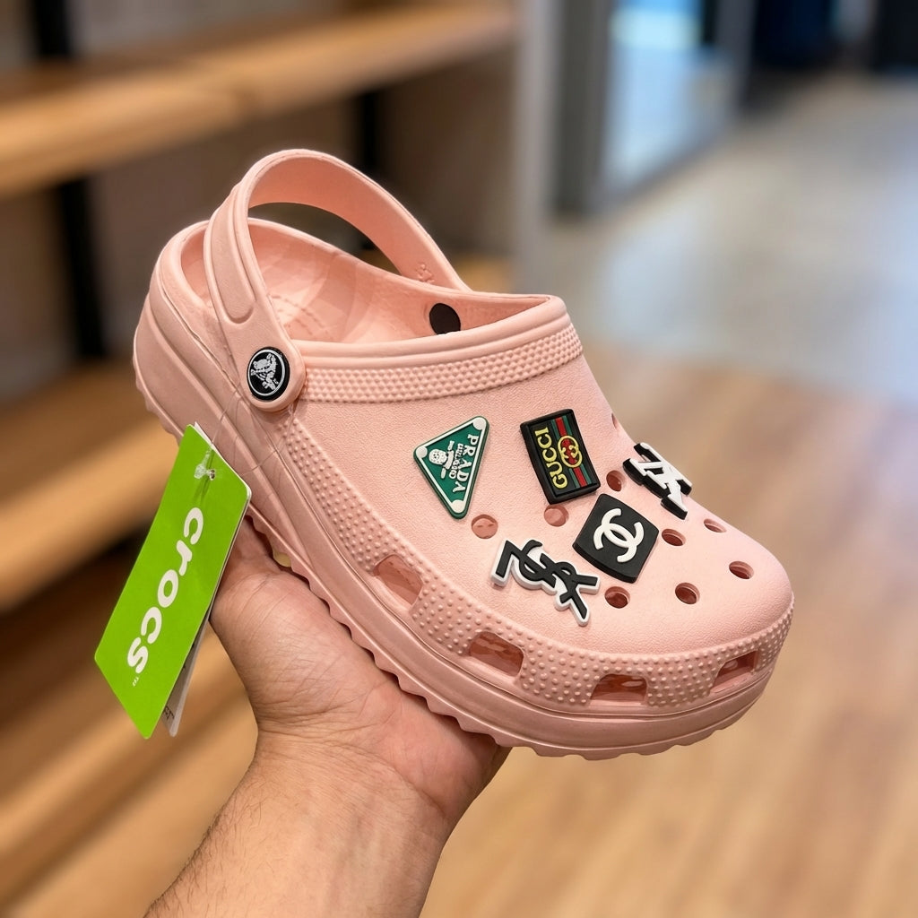 Crocs Classic Eva Clog - Pink | قبقاب - وردي