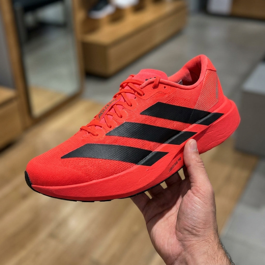 Adidas Adizero EVO Running Shoe - Red Black | حذاء جري رياضي رجالي - أحمر وأسود