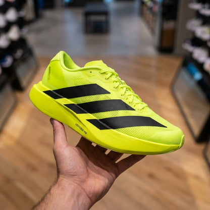 Adidas Adizero EVO Running Shoe - Lemon Black | حذاء جري رياضي رجالي - ليموني وأسود