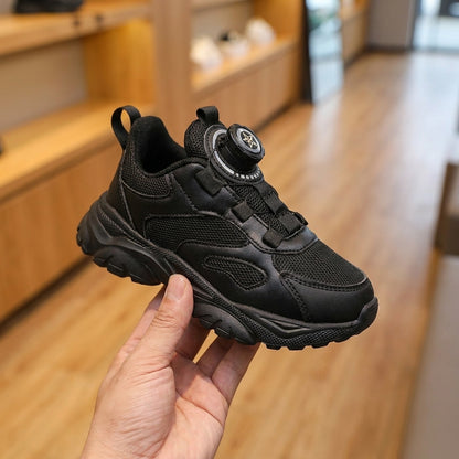 Child's Casual Sneakers - Black | حذاء رياضي للأطفال - أسود