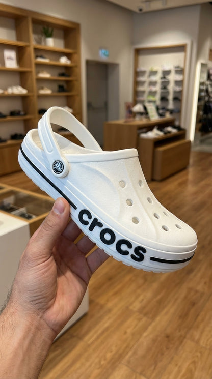 Crocs Bayaband Clogs - White | قبقاب - أبيض
