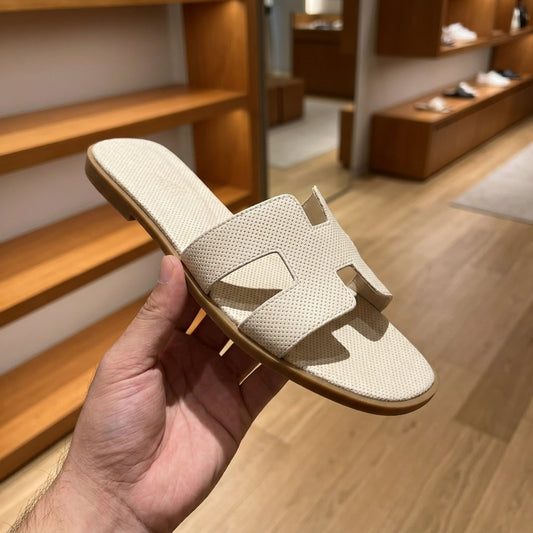 Oran Flat - Beige | صندل فلات نسائي - بيج