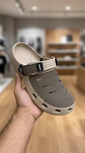 Crocs Classic Yukon Vista II Clog - Dark Beige | قبقاب - بيج غامق