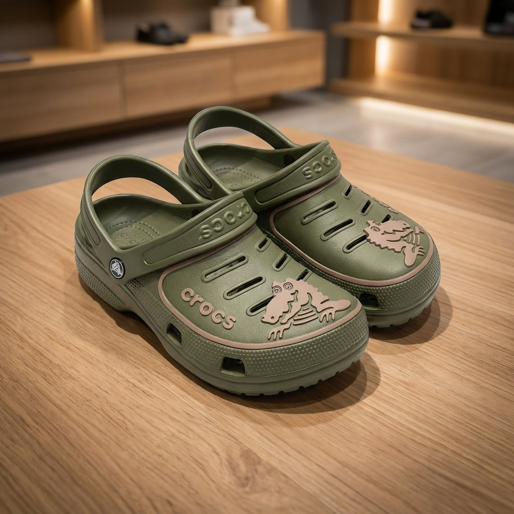Crocs Graphic Clog - Green | قبقاب - أخضر