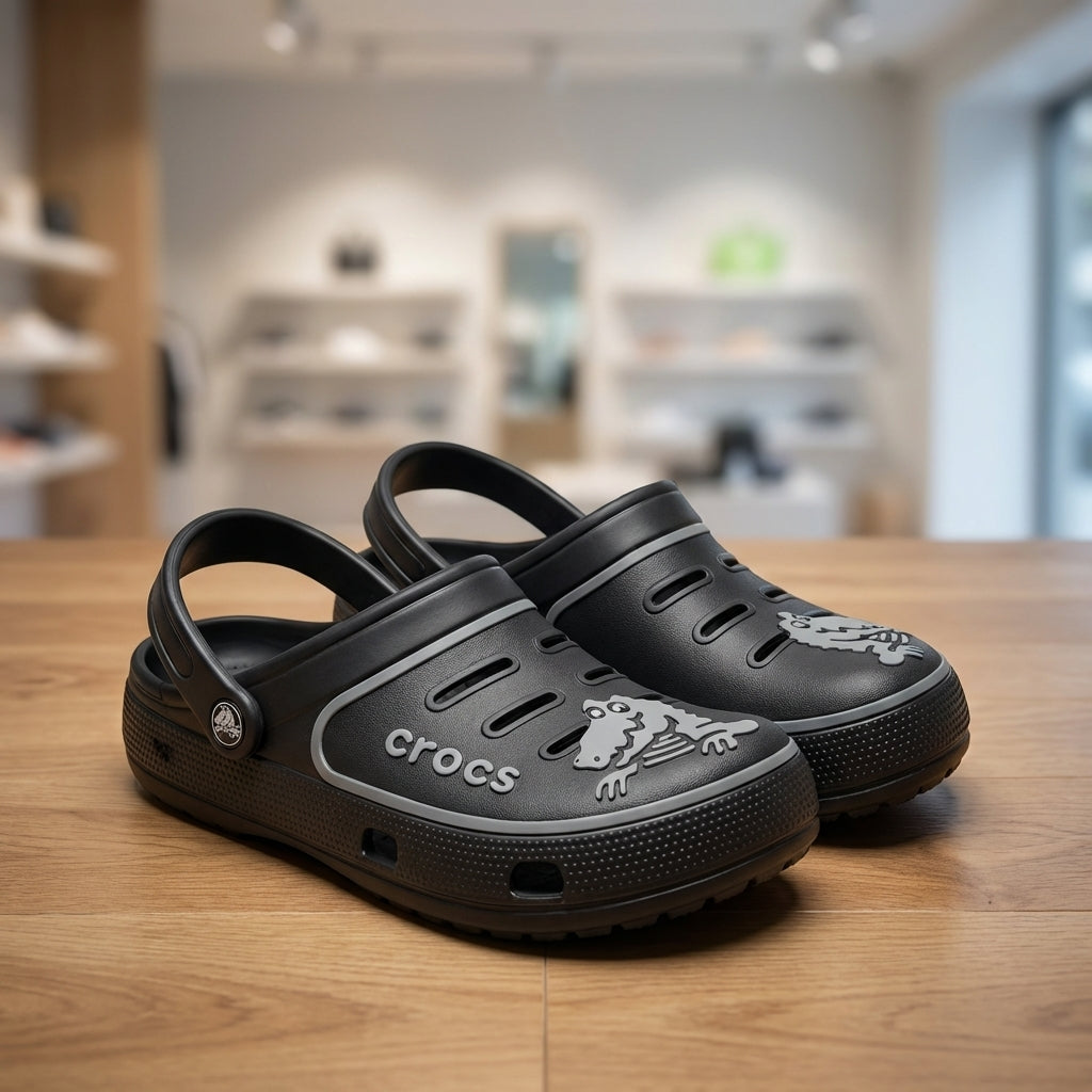 Crocs Graphic Clog - Black | قبقاب - أسود