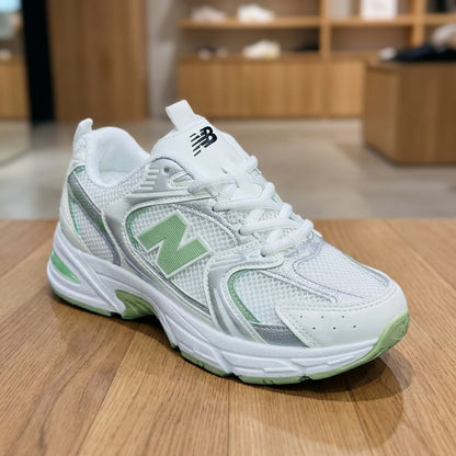 New Balance - White Green | حذاء رياضي نسائي - أبيض وأخضر
