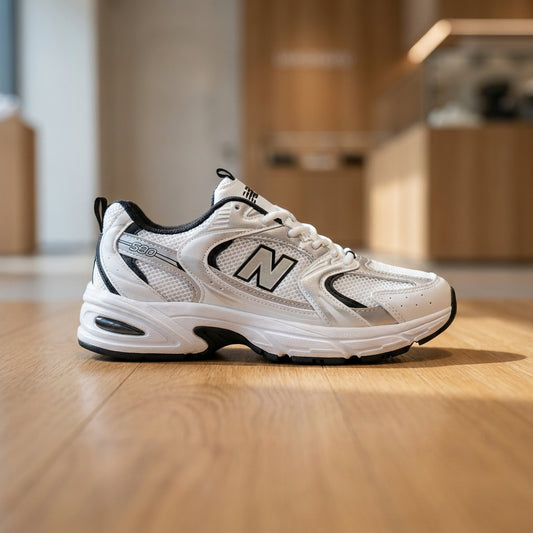New Balance 9060 Sneaker - Silver White | حذاء رياضي رجالي - فضي وأبيض