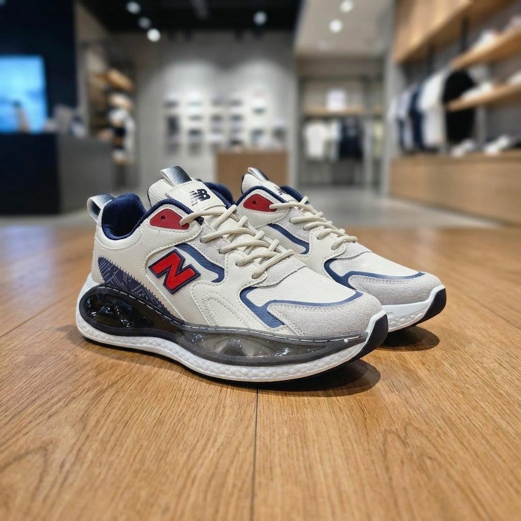 New Balance Y2k Shoe - Beige White | حذاء رياضي رجالي - بيج وأبيض