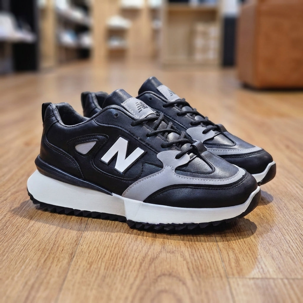 New Balance 1010 Shoe - Black White | حذاء رياضي رجالي - أسود وأبيض
