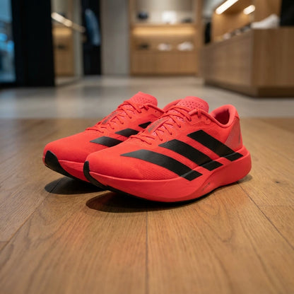 Adidas Adizero EVO Running Shoe - Red Black | حذاء جري رياضي رجالي - أحمر وأسود