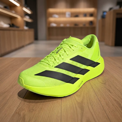 Adidas Adizero EVO Running Shoe - Lemon Black | حذاء جري رياضي رجالي - ليموني وأسود