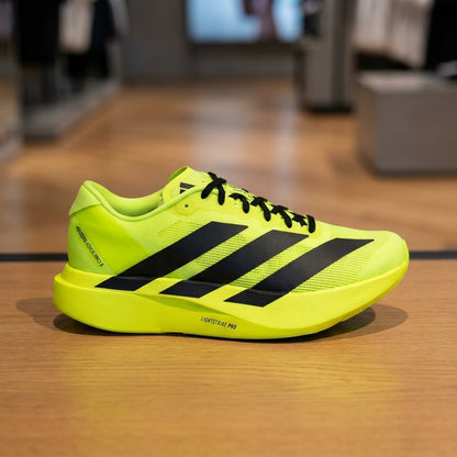 Adidas Adizero EVO Running Shoe - Lemon Black | حذاء جري رياضي رجالي - ليموني وأسود