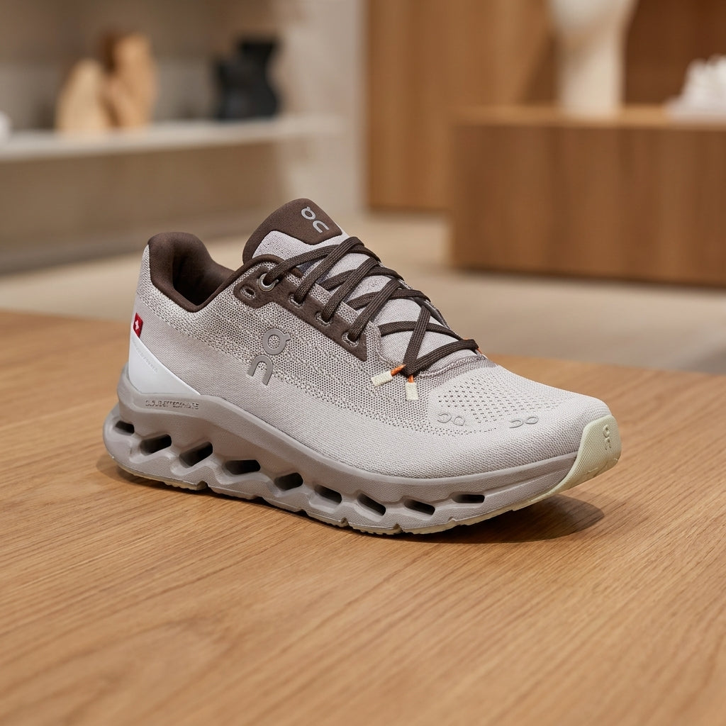 On Running Horizon Hiking Shoe - Brown White | حذاء مشي جبلي رجالي - بني وأبيض
