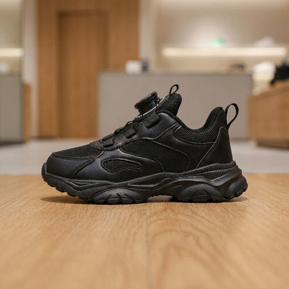 Child's Casual Sneakers - Black | حذاء رياضي للأطفال - أسود