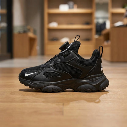 Nike Child's Casual Sneakers - Black | حذاء رياضي للأطفال - أسود