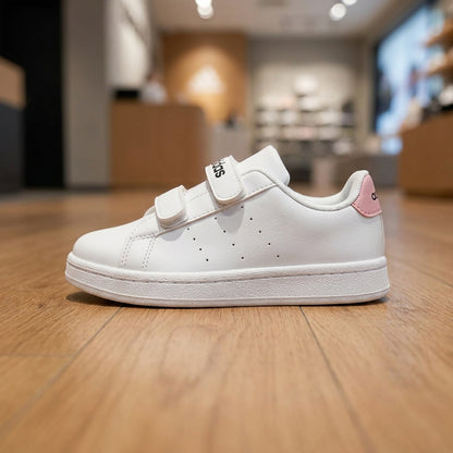 Adidas Advantage Base 2.0 Kids Shoe - White | حذاء رياضي للأطفال - أبيض