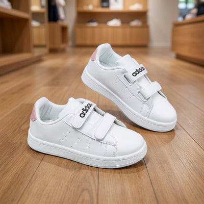 Adidas Advantage Base 2.0 Kids Shoe - White | حذاء رياضي للأطفال - أبيض