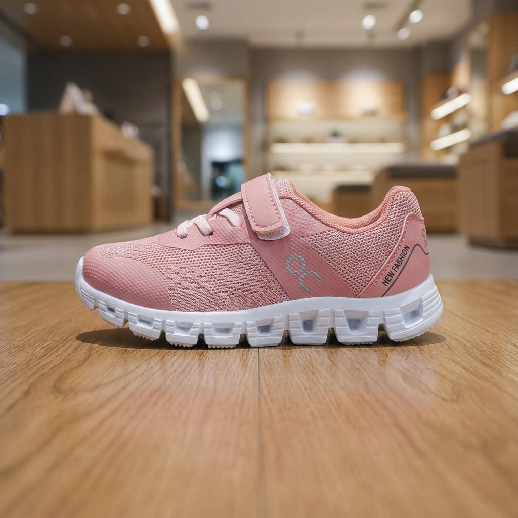 On Cloud Play 2 Kids Sneaker - Pink | حذاء رياضي للأطفال - وردي