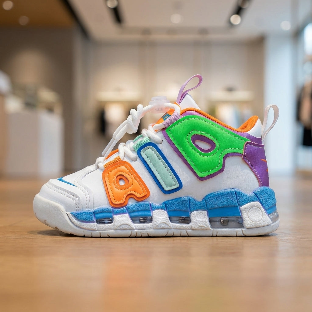 Nike Air Kid Shoe - White | حذاء رياضي للأطفال - أبيض