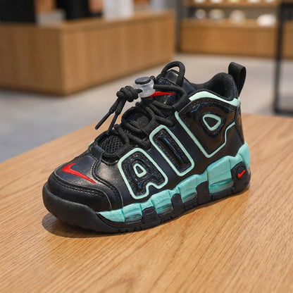 Nike Air Kid Shoe - Black | حذاء رياضي للأطفال - أسود