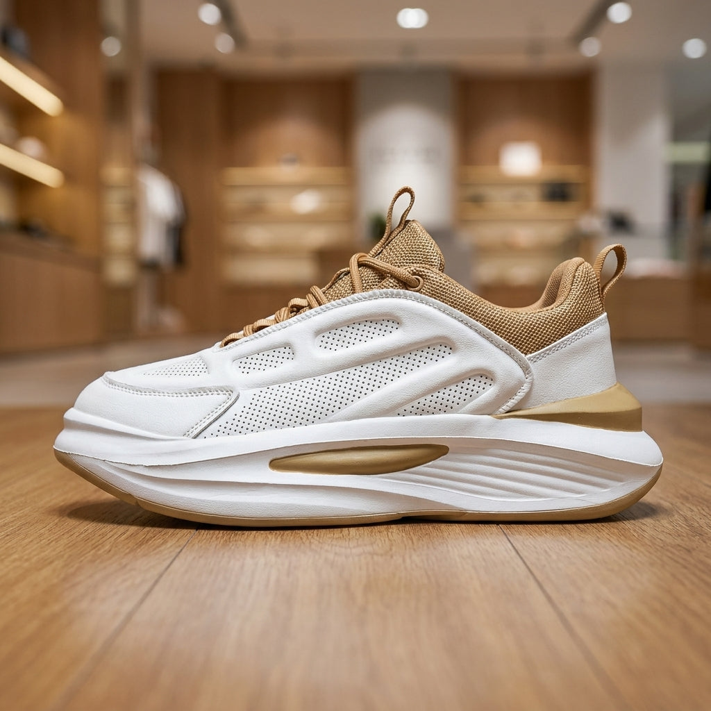 Adidas lifestyle 756 Sneaker - White Gold | حذاء رياضي رجالي - أبيض وذهبي