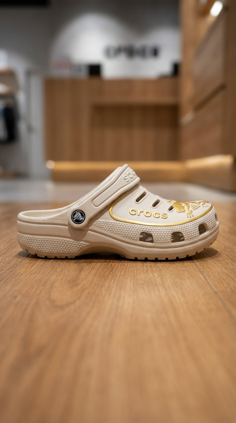 Crocs Graphic Clog - White | قبقاب - أبيض