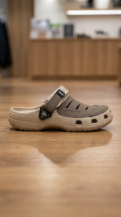 Crocs Classic Yukon Vista II Clog - Dark Beige | قبقاب - بيج غامق