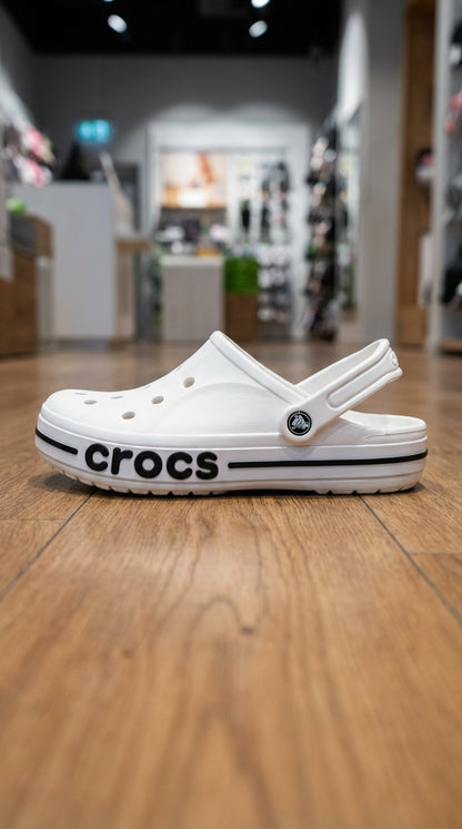 Crocs Bayaband Clogs - White | قبقاب - أبيض
