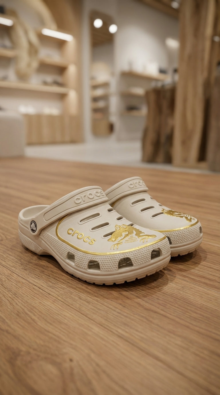 Crocs Graphic Clog - White | قبقاب - أبيض