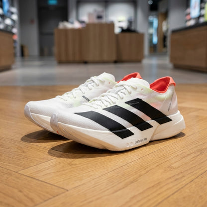 Adidas Adizero EVO Running Shoe - White Black | حذاء جري رياضي رجالي - أبيض وأسود